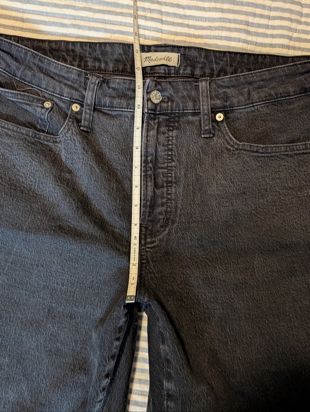 Madewell Perfect Vintage Wide Leg, 18W, Black Denim